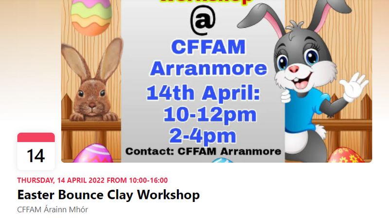 Ceardlann Cré na Cásca CFFAM | Easter Clay Workshop CFFAM